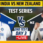 IND vs NZ 2nd Test Live Score: Ravindra Jadeja castles Tom Blundell early to give India early wicket