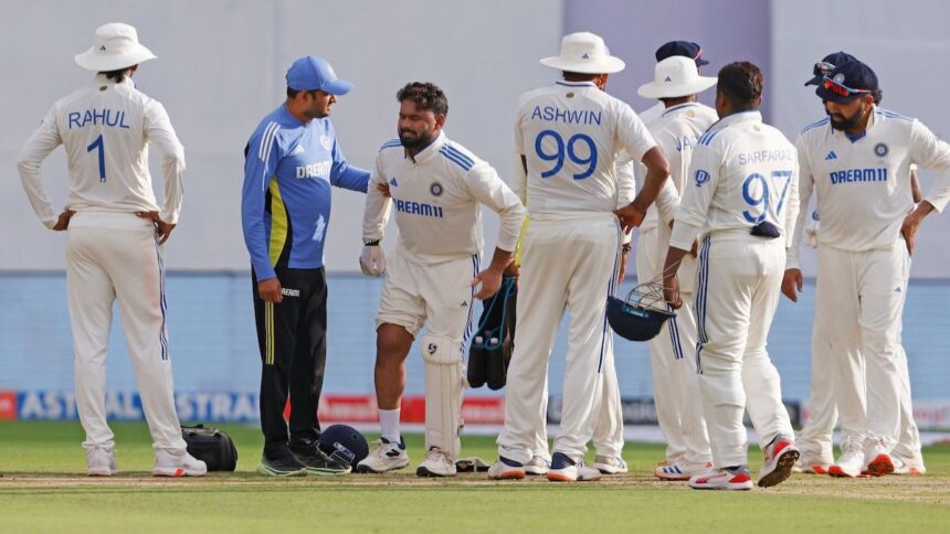 Rishabh Pant walks off injured during first Test against New Zealand in big blow for Indian camp