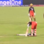 Pitch invader falls to Virat Kohli's feet in KKR vs RCB clash | WATCH