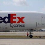 FedEx plane makes emergency landing in Newark Airport after bird strike and engine fire