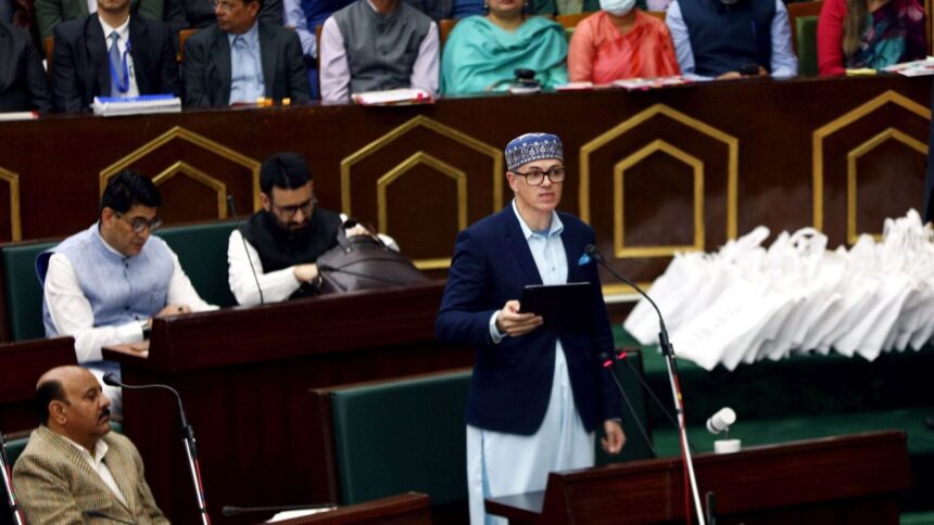 Jammu and Kashmir Chief Minister Omar Abdullah presents the state Budget 2025-26