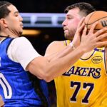 Lakers lose to Magic despite combined 56 points from LeBron, Doncic