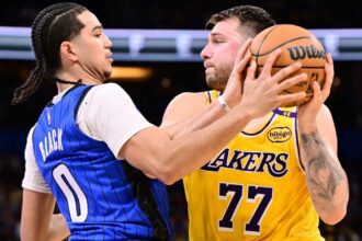 Lakers lose to Magic despite combined 56 points from LeBron, Doncic