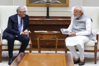 PM Modi hails 'excellent meeting' with Bill Gates on Viksit Bharat 2047, AI