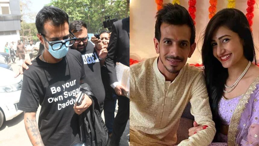 Yuzvendra Chahal wears ‘Be Your Own Sugar Daddy’ t-shirt to divorce hearing: WATCH