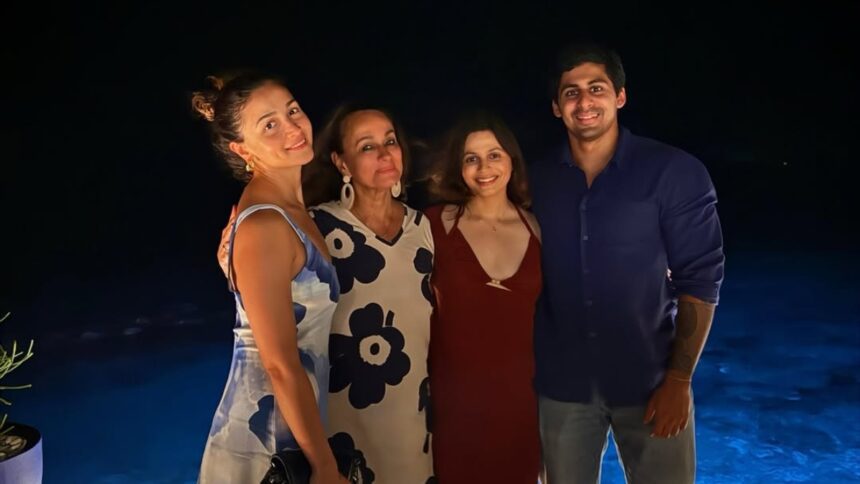 Alia Bhatt enjoys family beach vacation with mother Soni Razdan, sister Shaheen and her boyfriend