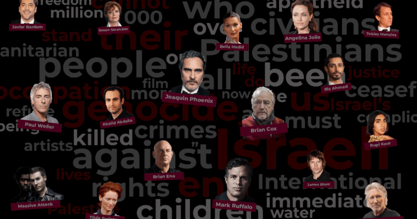 Who are the artists speaking out against Israel’s war on Gaza?