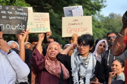 At Freedom Park’s powerful demonstration, hundreds declare: “Bengaluru will stand with Palestine”