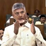 Andhra Pradesh Chief Minister N Chandrababu Naidu speaks on the first day of the Monsoon session of the state Legislative Assembly, at Velagapudi of Guntur district, Andhra Pradesh, Thursday, Sept. 18, 2025.