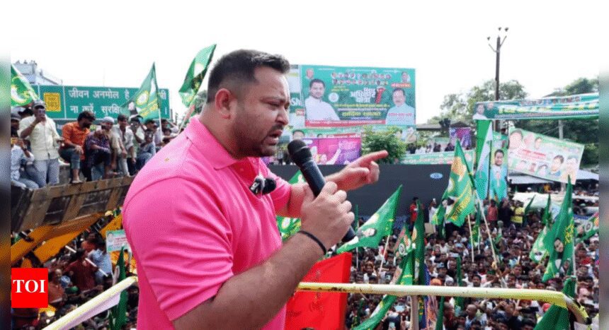 Another instance of abuse at PM Modi’s mother? BJP shares video of Tejashwi rally; RJD calls it doctored