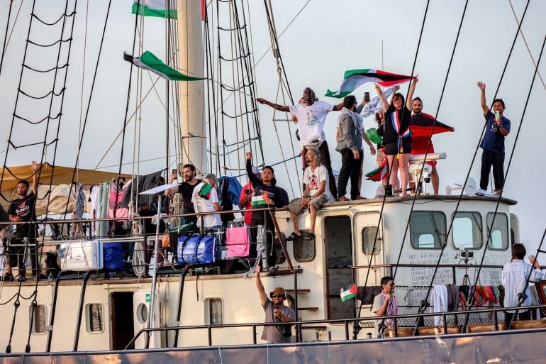 Israeli forces again strike Global Sumud Flotilla with drones, explosions