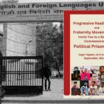 EFLU students allege admin blocked gathering on political prisoners, citing prisoners “rioters,” event “anti-govt.”
