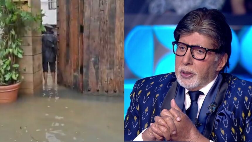Amitabh Bachchan's Juhu home 'Prateeksha' flooded amid relentless Mumbai rains | Watch video
