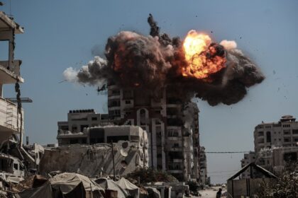 Israel kills 53 in Gaza, flattens more towers as toll from famine rises