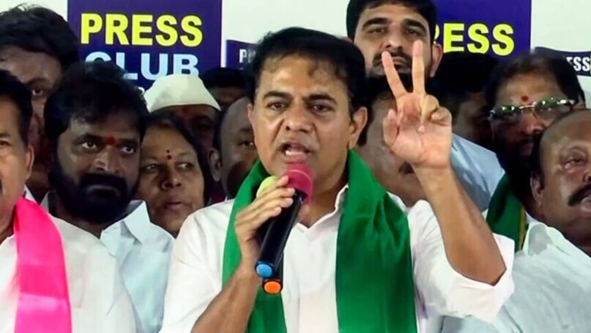 KTR accuses Rahul Gandhi of political hypocrisy amid BRS defections - ‘brazen MLA chori’