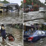 Kolkata flooded: Pandals submerged, streets underwater, cars stranded - videos show havoc