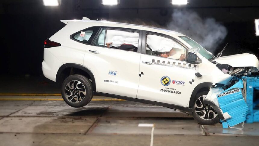 Maruti Suzuki Invicto achieves Bharat NCAP 5-star safety rating