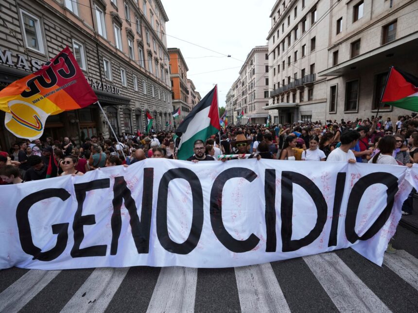 Pro-Palestinian protests, strikes and port blockades held across Italy