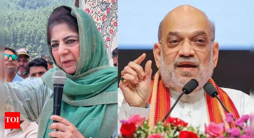 Mehbooba Mufti writes to Amit Shah with plea for clemency to jailed Yasin Malik