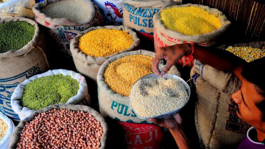 Pulses import value down 52% at $841 million during April-August