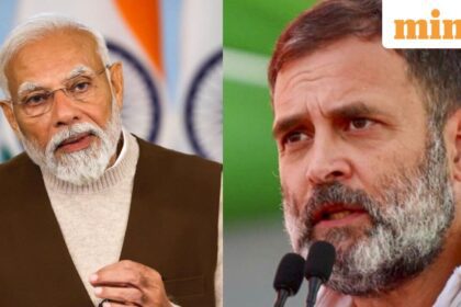 Prime Minister Narendra Modi and Congress leader Rahul Gandhi.
