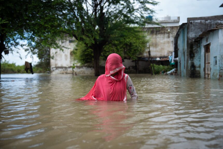 In Pictures: Fields turn to pits, homes to water; Rajasthan villages face monsoon’s twin blows