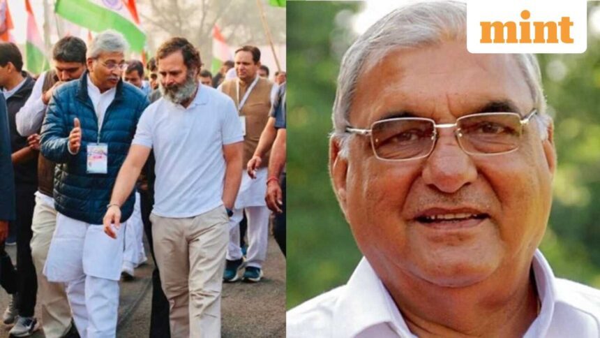 Congress appoints Rao Narender Singh as new Haryana chief, Bhupinder Singh Hooda as legislature party leader