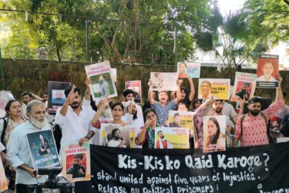 “Law is being torn to shreds…”: Rights activists at Jantar Mantar protest in solidarity with jailed anti-CAA activists