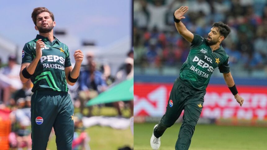 Shaheen Afridi, Haris Rauf disrespect India's national anthem, spotted chatting to each other