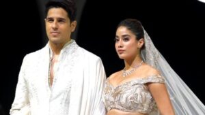 Sidharth Malhotra and Janhvi Kapoor stun as showstoppers at Gaurav Gupta's bridal couture debut
