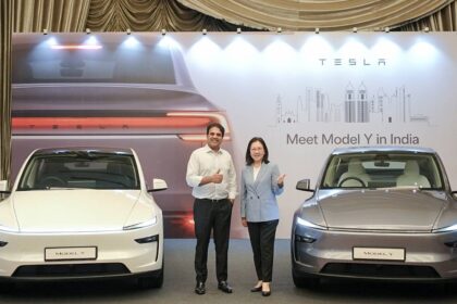 Tesla's Model Y, priced from Rs 59.89 lakh, hits Indian roads