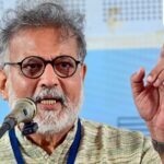 Thiruvananthapuram: Tushar Gandhi, the great-grandson of Mahatma Gandhi, speaks at a national seminar organised by the Kerala Sasthra Sahithya Parishad (KSSP), in Thiruvananthapuram, Saturday, Aug. 16, 2025.