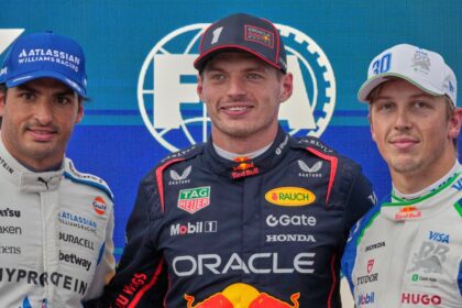 Max Verstappen takes pole at chaotic Azerbaijan GP as Norris bottles up golden chance in qualifying