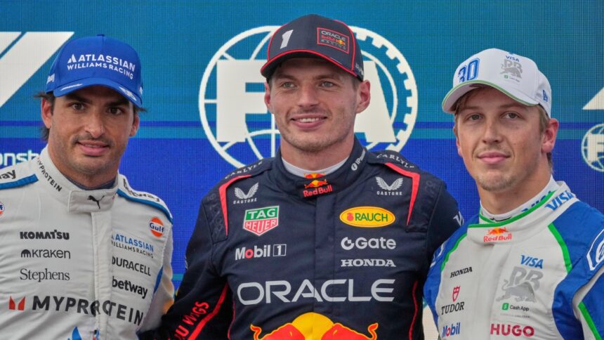 Max Verstappen takes pole at chaotic Azerbaijan GP as Norris bottles up golden chance in qualifying