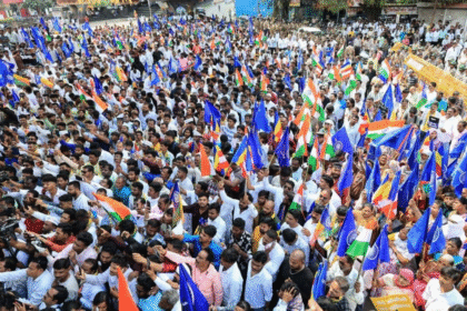 Ambedkarites at RSS gates: Massive protest led by VBA’s Sujat Ambedkar stopped outside RSS office in Aurangabad