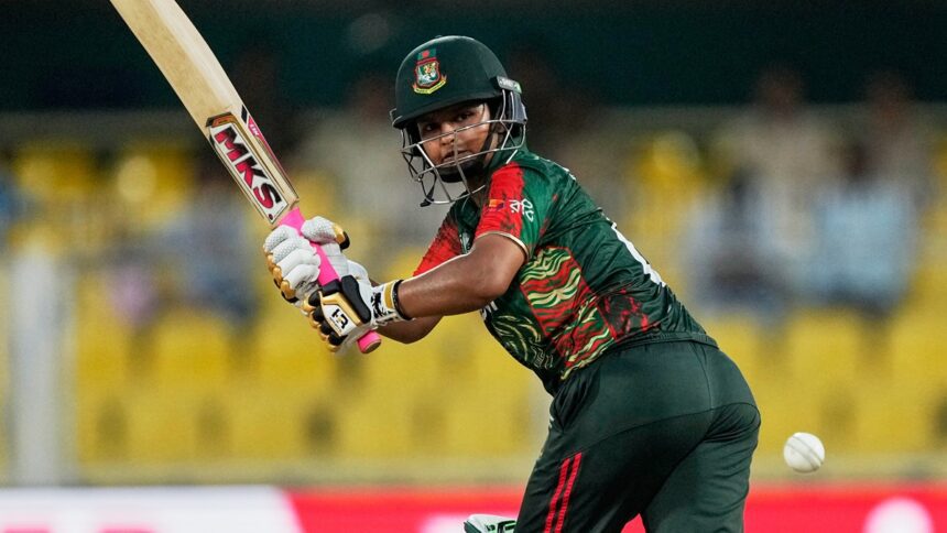 Sobhana Mostary scripts ODI history for Bangladesh against Australia during Women's World Cup clash