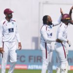 Brain Lara visits West Indies dressing room after Day 2 of Delhi Test against India