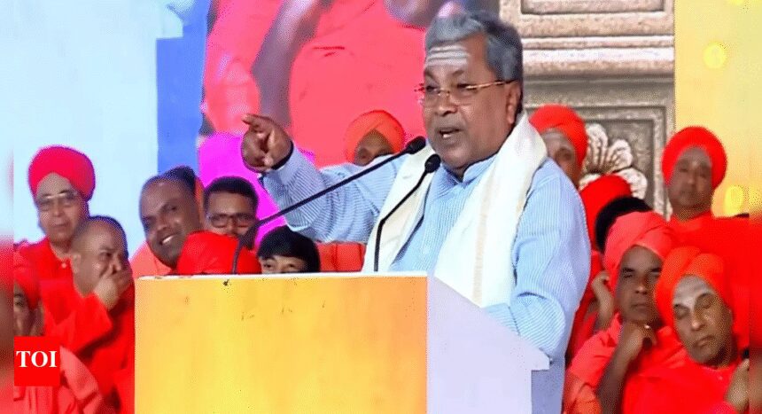 Lingayat is a separate religion, says CM Siddaramaiah; hits out at caste system