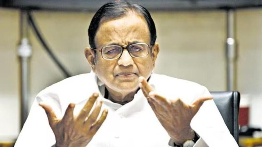 former union minister P. Chidambaram