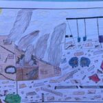Children’s drawings of futures shattered by two years of war in Gaza