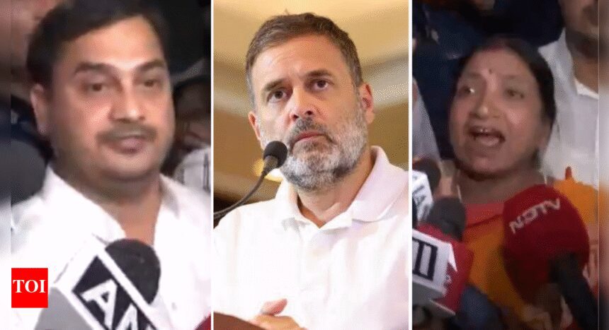 'Don't want just sons of leaders': High drama after Congress meet over Bihar polls; big 'dummy candidate' claim