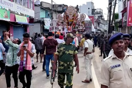 Cuttack on edge: VHP rallies defy ban as clashes over Durga Puja music trigger curfew and internet shutdown