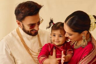 Deepika Padukone and Ranveer Singh reveal daughter Dua's face in heartwarming Diwali post | In pics
