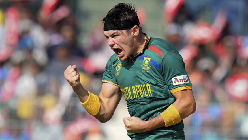 Gerald Coetzee injures pectoral muscle during one-off T20I vs Namibia, doubtful for Pakistan tour