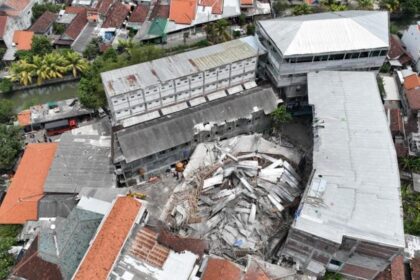 “No more signs of life,” says Indonesia’s disaster agency on school collapse