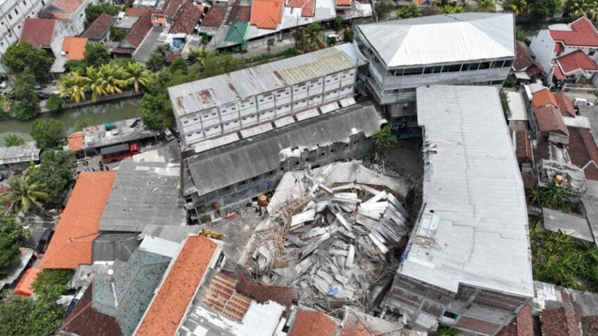 “No more signs of life,” says Indonesia’s disaster agency on school collapse