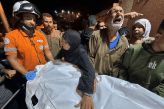 Israel kills 63 in Gaza, including 24 children, after overnight order to attack, violating ceasefire
