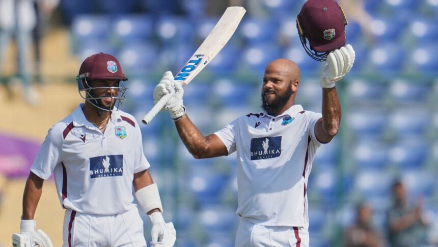 John Campbell ends drought of 7 years and 50 innings with maiden Test hundred for WI vs India