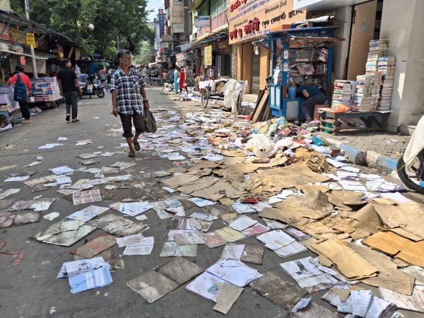 Kolkata’s College Street booksellers grapple with irreplaceable losses after September floodwater