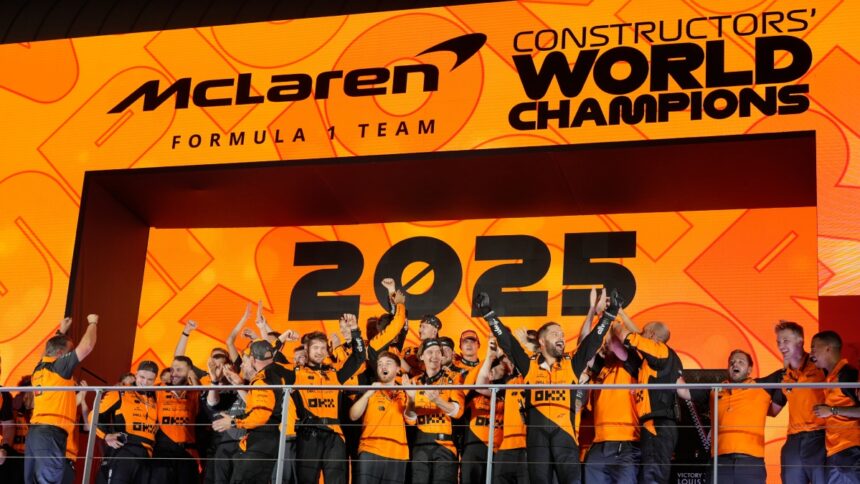 McLaren become second most successful F1 team, end 34-year wait with constructors title in Singapore